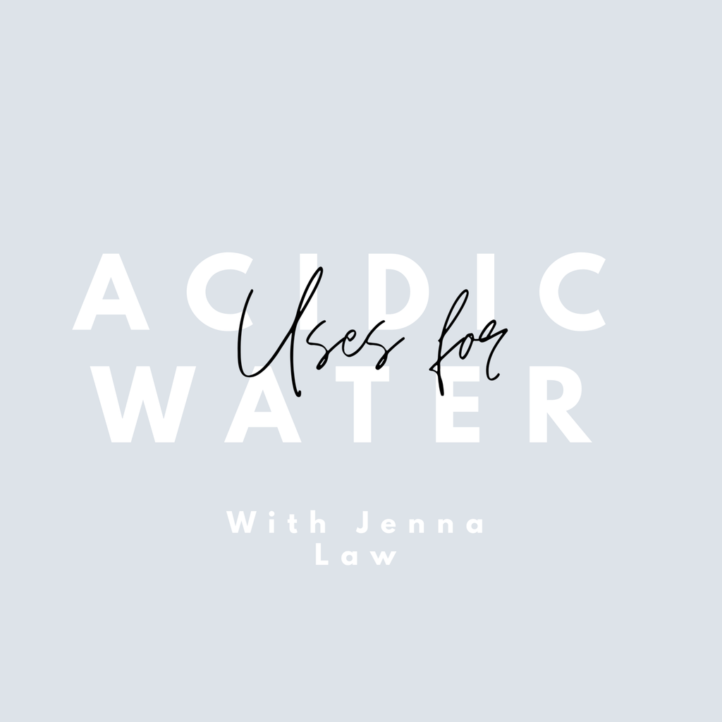 How to use Acidic Water with Jenna Law (and a Great Acne Cure!)