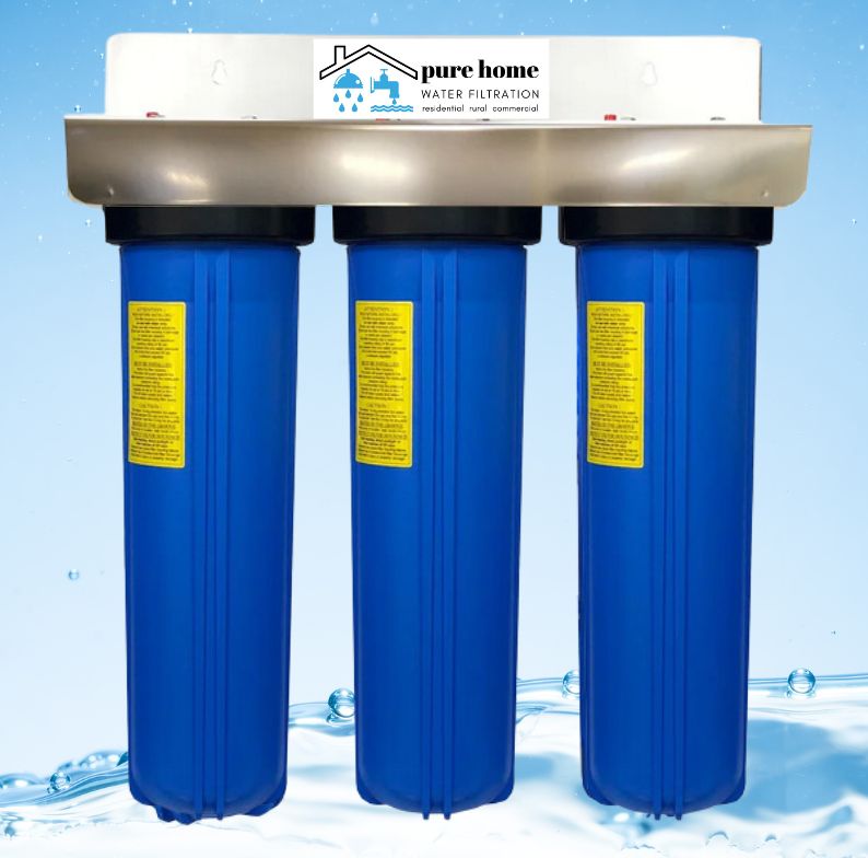 3 Stage Max Chlorine PureHome 20" Whole House System