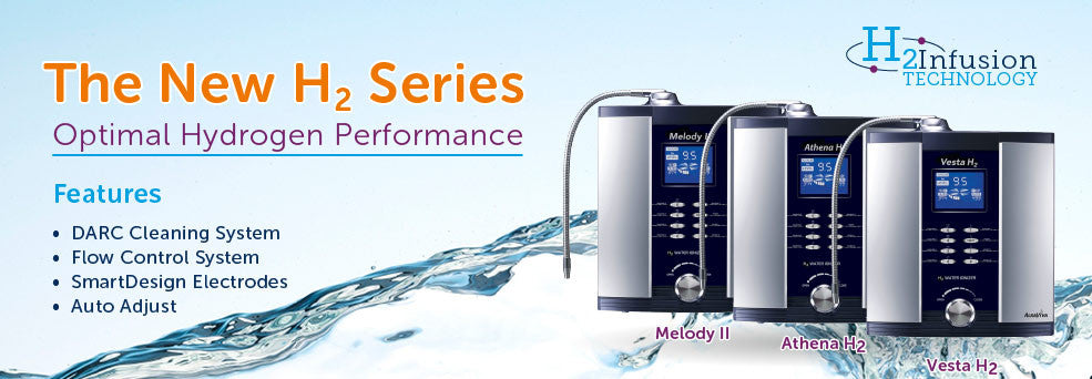 The H2 Series of Water Ionizers Has Arrived