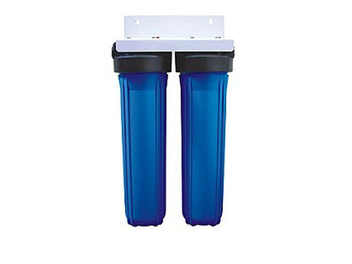 20" x 4.5" Twin Big Blue Whole House Water Filter Housings