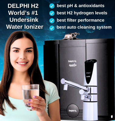 Delphi H2 Undersink Hi-Output  Alkaline/Hydrogen Water Ionizer