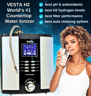 Vesta H2 Hi-Output Alkaline/Hydrogen Water Ionizer