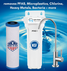 PureHome  Max PFAS  Single stage Under Sink Water Filter System with PFAS  Filter.