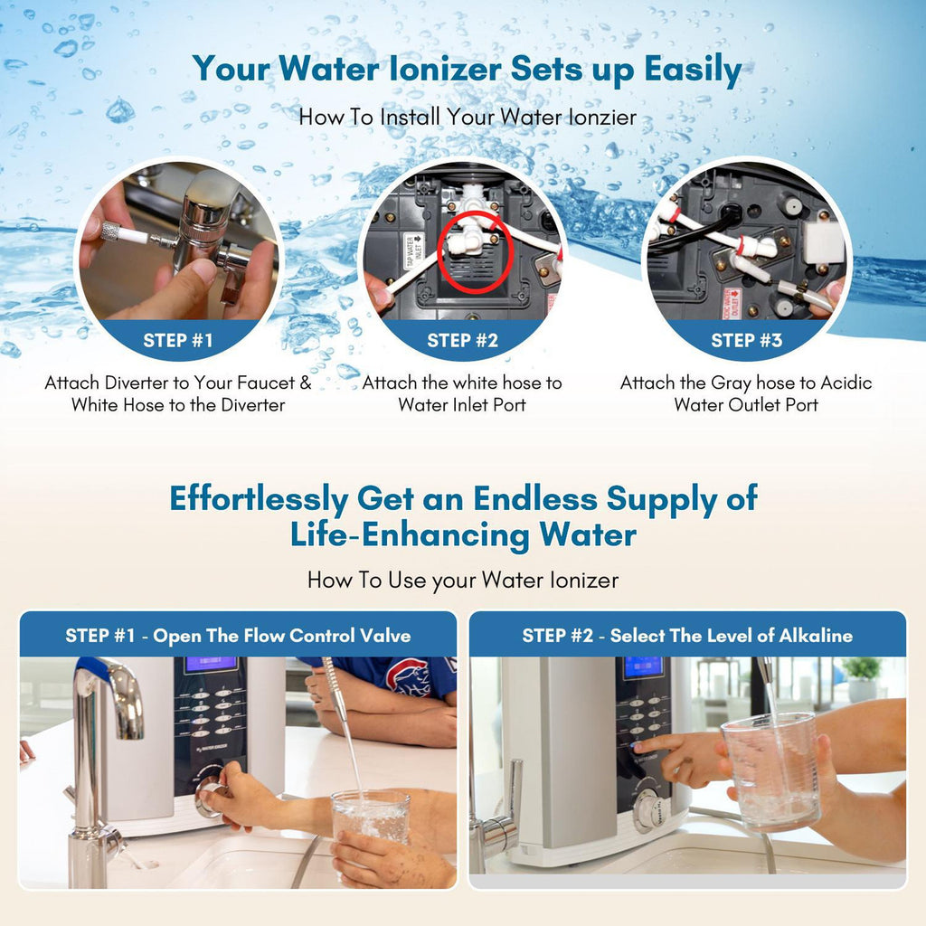 Vesta H2 Hi-Output Alkaline/Hydrogen Water Ionizer